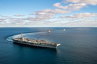 The Nimitz-class aircraft carrier USS Harry S. Truman.