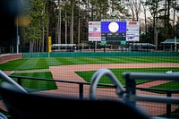 A new video scoreboard is installed at Stalling Stadium in preparation for the 2021 Little League Softball World Series. Original public domain image from Flickr