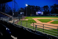 A new video scoreboard is installed at Stalling Stadium in preparation for the 2021 Little League Softball World Series. Original public domain image from Flickr