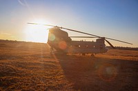 U.S. Army Soldiers assigned to 10th Combat Aviation Brigade, a part of TF Six Shooter, conduct aviation operations at Fort Polk, LA during JRTC.