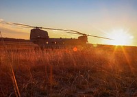 U.S. Army Soldiers assigned to 10th Combat Aviation Brigade, a part of TF Six Shooter, conduct aviation operations at Fort Polk, LA during JRTC.