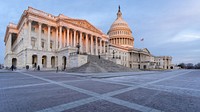 East Front of the U.S. Capitol at Sunrise.