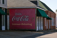 Faded wall signage in Historic Cotton Row District of Greenwood, MS, on January 29, 2022. This is some of the Headquarters buildings of Viking Range, LLC. Viking Range employees more than 1,000 people here in Leflore County. USDA Media by Lance Cheung.