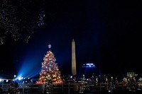 President Joe Biden and First Lady Jill Biden, joined by Vice President Kamala Harris and Second Gentleman Douglas Emhoff, attend the National Christmas Tree Lighting Thursday, December 2, 2021, on the Ellipse in Washington, D.C. (Official White House Photo by Erin Scott)