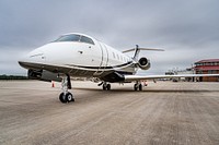 Plane on the tarmac at Pitt-Greenville Airport (PGV).