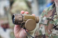 Soldiers from across the 2nd Brigade Combat Team, 10th Mountain Division, undergo a three-day training course in ENVG-B training at the Force Integration Building.