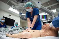 NMRTC San Diego Sailors Participate in Multidisciplinary, Perioperative Emergency Quarterly Training220325-N-XZ205-1003SAN DIEGO (March 25, 2022) Lt. Steffany Mattson, a perioperative nurse assigned to Navy Medicine Readiness and Training Command (NMRTC) San Diego’s Perioperative Care Department, performs CPR on a training mannequin during multidisciplinary, perioperative emergency quarterly training in the hospital’s main operating room March 25. The training was held to facilitate team dynamics and communication among anesthesia and perioperative staff to manage common emergency scenarios in the operating room environment. NMRTC San Diego’s mission is to prepare service members to deploy in support of operational forces, deliver high quality healthcare services and shape the future of military medicine through education, training and research. NMRTC San Diego employs more than 6,000 active duty military personnel, civilians and contractors in Southern California to provide patients with world-class care anytime, anywhere. (U.S. Navy photo by Mass Communication Specialist 3rd Class Mariterese Merrique)