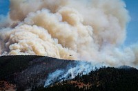 Bridger Foothills Fire. Original public domain image from Flickr