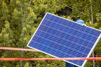 Solar Panels are Installed on Glacier Headquarters. Original public domain image from Flickr