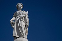 The Genius of Liberty statue on top of the Soldiers' National Monument at Gettysburg National Cemetery in Gettysburg, Pa. Original public domain image from Flickr