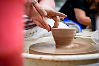 Pottery class, Jaycee Park, USA