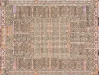 Electronic processor hardware circuit chip.