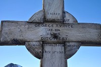 George Vince Memorial Cross, Antarctic. Original public domain image from Flickr