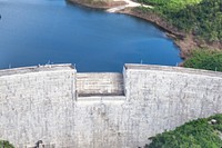 Reservoir, water dam.