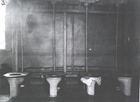 Water Closet at Military Hospital No. 1, Harbin.