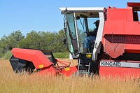 Biological Science Technician, Harvests Grass Seed. Original public domain image from Flickr