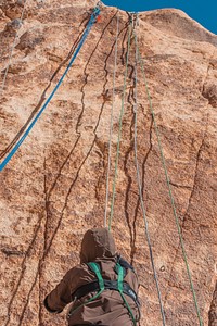 Adaptive Climbing In Indian Cove.