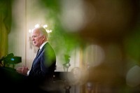 President Joe Biden delivers remarks at an event commemorating the reauthorization of the Violence Against Women Act, Wednesday, March 16, 2022, in the East Room of the White House. (Official White House Photo by Erin Scott)