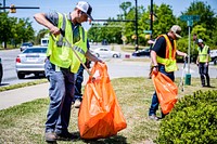 City departments participated in the 2022 Spring Clean Up week by collecting litter along a variety of streets across Greenville on Wednesday, April 27. Original public domain image from Flickr