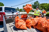 City departments participated in the 2022 Spring Clean Up week by collecting litter along a variety of streets across Greenville on Wednesday, April 27. Original public domain image from Flickr