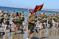 Marine Corps Detachment beach run 4/29/22The Marine Corps detachment took advantage of a beautiful Friday afternoon in April to build unit cohesion and enhance the unit’s collective physical fitness.