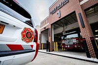 Greenville Fire/Rescue vehicle, May 5, 2022. Original public domain image from Flickr