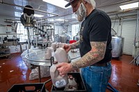 Clark Farms Creamery is a multigenerational dairy farm in Delhi, New York. Their chocolate milk, among other products, are known throughout the area.(USDA/FPAC photo by Preston Keres)