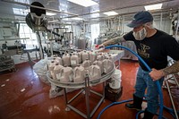 Clark Farms Creamery is a multigenerational dairy farm in Delhi, New York. Their chocolate milk, among other products, are known throughout the area.(USDA/FPAC photo by Preston Keres)
