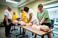 CPR & AED Training at the Greenville Fire Rescue, Saturday, May 21. Original public domain image from Flickr