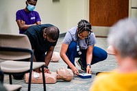 CPR & AED Training at the Greenville Fire Rescue, Saturday, May 21. Original public domain image from Flickr