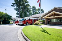 Fire Rescue Station, location unknown, date unknown. Original public domain image from Flickr