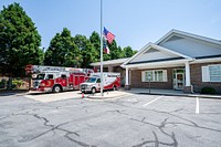 Fire Rescue Station, location unknown, date unknown. Original public domain image from Flickr