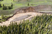 Yellowstone flood event 2022: Northeast Entrance Road washout near Trout Lake Trailhead (3)NPS / Jacob W. Frank