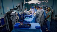 Pacific Partnership 2022 Conducts Surgical Operations Aboard USNS Mercy. 220624-N-YL073-1224VUNG RO BAY, Vietnam (June 24, 2022) – Medical professionals from the U.S. Navy, Australian Army and Vietnam perform and observe a laparoscopic surgery as part of a subject matter expert exchange aboard Military Sealift Command hospital ship USNS Mercy (T-AH 19) during Pacific Partnership 2022 (PP22). Now in its 17th year, Pacific Partnership is the largest annual multinational humanitarian assistance and disaster relief preparedness mission conducted in the Indo-Pacific. (U.S. Navy photo by Mass Communication Specialist 1st Class Shamira Purifoy)