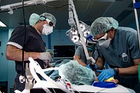 Pacific Partnership 2022 Performs Laser Treatment for Burn Scars Aboard USNS Mercy 220624-N-YL073-1146VUNG RO BAY, Vietnam (June 24, 2022) – Cmdr. Tom Landers, from Huntington, West Virginia, uses an ablative fractional laser to treat a burn scar patient in an operating room aboard Military Sealift Command hospital ship USNS Mercy (T-AH 19). Now in its 17th year, Pacific Partnership is the largest annual multinational humanitarian assistance and disaster relief preparedness mission conducted in the Indo-Pacific. (U.S. Navy photo by Mass Communication Specialist 1st Class Shamira Purifoy)