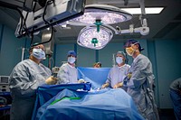 Pacific Partnership 2022 Conducts Surgical Operations Aboard USNS Mercy. 220624-N-YL073-1254VUNG RO BAY, Vietnam (June 24, 2022) – Medical professionals from the U.S. Navy and a member of the Australian Army perform a laparoscopic surgery aboard Military Sealift Command hospital ship USNS Mercy (T-AH 19) during Pacific Partnership 2022 (PP22). Now in its 17th year, Pacific Partnership is the largest annual multinational humanitarian assistance and disaster relief preparedness mission conducted in the Indo-Pacific. (U.S. Navy photo by Mass Communication Specialist 1st Class Shamira Purifoy)