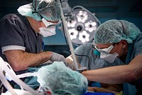 Pacific Partnership 2022 Performs Laser Treatment for Burn Scars Aboard USNS Mercy 220624-N-YL073-1121VUNG RO BAY, Vietnam (June 24, 2022) – Cmdr. Tom Landers, right, from Huntington, West Virginia, and Lt. Cmdr. James Contestable, left, from Winter Park, Florida, use an ablative fractional laser to treat a burn scar patient in an operating room aboard Military Sealift Command hospital ship USNS Mercy (T-AH 19). Now in its 17th year, Pacific Partnership is the largest annual multinational humanitarian assistance and disaster relief preparedness mission conducted in the Indo-Pacific. (U.S. Navy photo by Mass Communication Specialist 1st Class Shamira Purifoy)