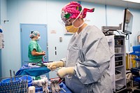 Pacific Partnership 2022 Conducts Surgical Operations Aboard USNS Mercy 220624-N-YL073-1062VUNG RO BAY, Vietnam (June 24, 2022) – Hospital Corpsman 3rd Class Falon Olver, from Dickinson, Texas, prepares surgical tools in an operating room aboard Military Sealift Command hospital ship USNS Mercy (T-AH 19) during Pacific Partnership 2022 (PP22). Now in its 17th year, Pacific Partnership is the largest annual multinational humanitarian assistance and disaster relief preparedness mission conducted in the Indo-Pacific. (U.S. Navy photo by Mass Communication Specialist 1st Class Shamira Purifoy)