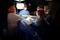 Pacific Partnership 2022 Conducts Surgical Operations Aboard USNS Mercy 220624-N-YL073-1287VUNG RO BAY, Vietnam (June 24, 2022) – Medical professionals from the U.S. Navy perform gynecological surgery, as Vietnamese doctors observe as part of a subject matter expert exchange, aboard Military Sealift Command hospital ship USNS Mercy (T-AH 19) during Pacific Partnership 2022 (PP22). Now in its 17th year, Pacific Partnership is the largest annual multinational humanitarian assistance and disaster relief preparedness mission conducted in the Indo-Pacific. (U.S. Navy photo by Mass Communication Specialist 1st Class Shamira Purifoy)