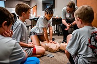 Greenville Fire/Rescue's Junior Fire Marshall Academy, July 19, 2022. Original public domain image from Flickr