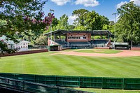 Stallings Stadium at Elm Street Park, July 19, 2022. Original public domain image from Flickr