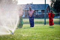 National Night Out events at Five Points Plaza and Moyewood Community Center, 2 August 2022, North Carolina, USA. Original public domain image from Flickr