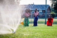 National Night Out events at Five Points Plaza and Moyewood Community Center, August 2, 2022, North Carolina, USA. Original public domain image from Flickr