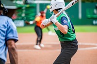 Little League Softball World Series Day 1 at Stallings Stadium, August 9, 2022, North Carolina, USA. Original public domain image from Flickr