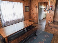 Kendrick Cabin 8/11/22Kendrick Cabin, one of the many cabins on the Coconino's rentable cabin list, "Rooms with a view," is an old guard station turned living space. Ideal for families and travelers, it is furnished with one double bed downstairs and two twin beds in each of the two bedrooms upstairs. Kitchen supplies include pots, pans, utensils, dishes, coffee pot and can opener. On the grounds is an outdoor barbeque grill, a fire ring and a picnic table. The cabin has an accessible ramp to the front porch with access to the main floor of the house and one bedroom. The bath house is accessible, however, the path from the house to the bathhouse is not. These photos were taken the night of summer 2022's last supermoon. Learn more about Kendrick Cabin: www.fs.usda.gov/recarea/coconino/recreation/camping-cabin... Photos taken 8/11/22 by Danika Thiele. Credit: US Forest Service, Coconino National Forest.