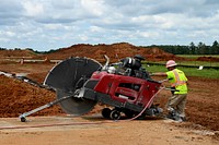 169th Fighter Wing Runway Construction ContinuesThe runway of the 169th Fighter Wing continues to undergo reconstruction and resurfacing at McEntire Joint National Guard Base, South Carolina, August 30, 2022. (U.S. Air National Guard photo by Airman 1st Class Danielle Dawson)