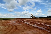 169th Fighter Wing Runway Construction ContinuesThe runway of the 169th Fighter Wing continues to undergo reconstruction and resurfacing at McEntire Joint National Guard Base, South Carolina, August 30, 2022. (U.S. Air National Guard photo by Airman 1st Class Danielle Dawson)