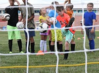 2022 CYS Summer Soccer Camp_11 resizeThe Fort Drum Child and Youth Services’ Sports and Fitness Summer Camps program offered a variety of activities to keep youths active and having fun all summer. The camps were designed to introduce children to new skills, engage in physical fitness activities and practice fundamental in preparation for fall sports leagues. (Photo by Mike Strasser, Fort Drum Garrison Public Affairs)