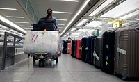 Airport luggage retrieval and passenger processing areas at John F. Kennedy (JFK) Airport Queens, New York August 17, 2022. CBP photo by Jaime Rodriguez Sr