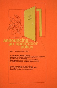 Announcing An Open Door Policy. Original public domain image from Flickr